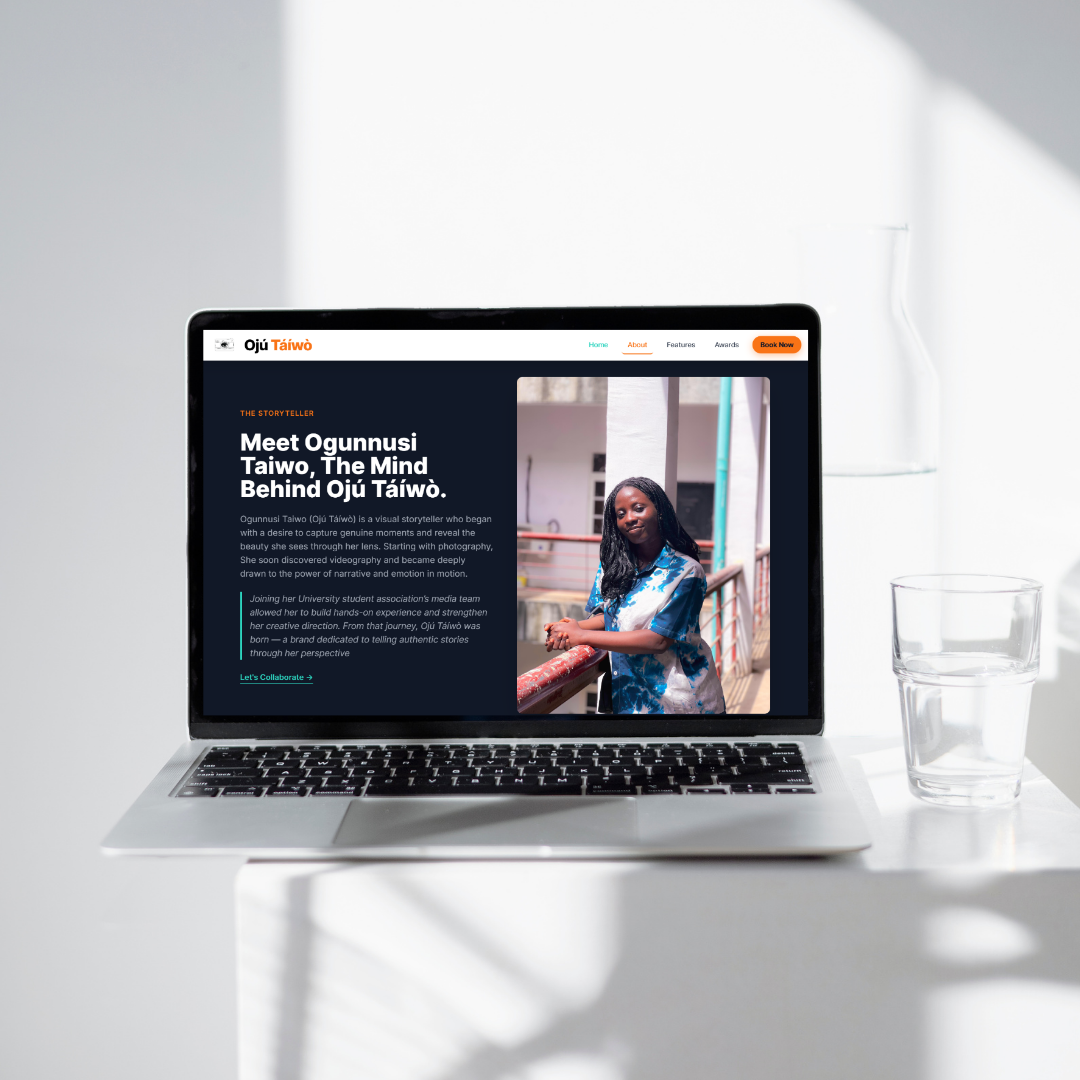 Oju Taiwo Portfolio Website